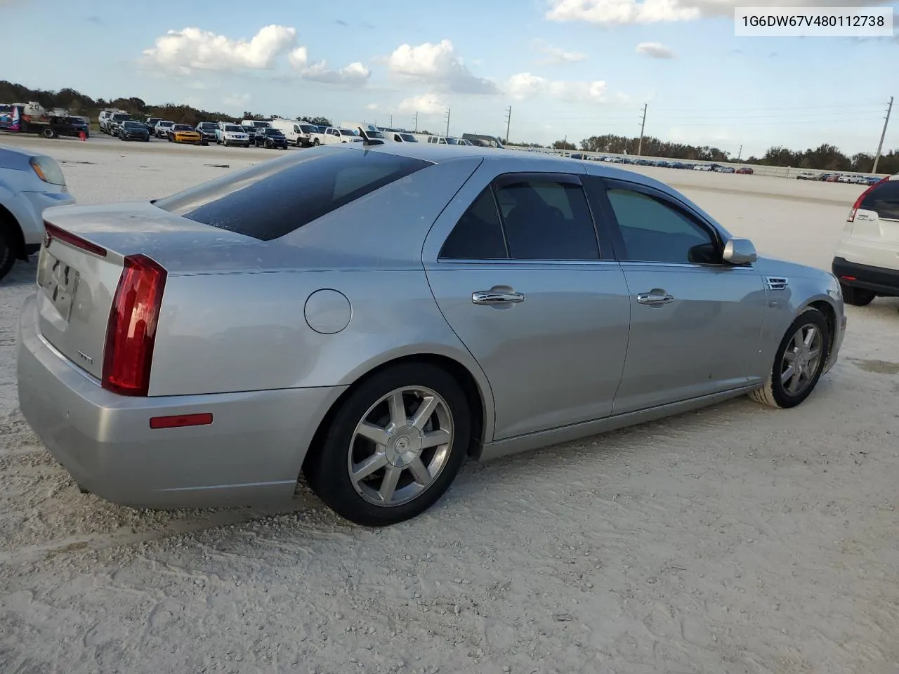 2008 Cadillac Sts VIN: 1G6DW67V480112738 Lot: 76739754