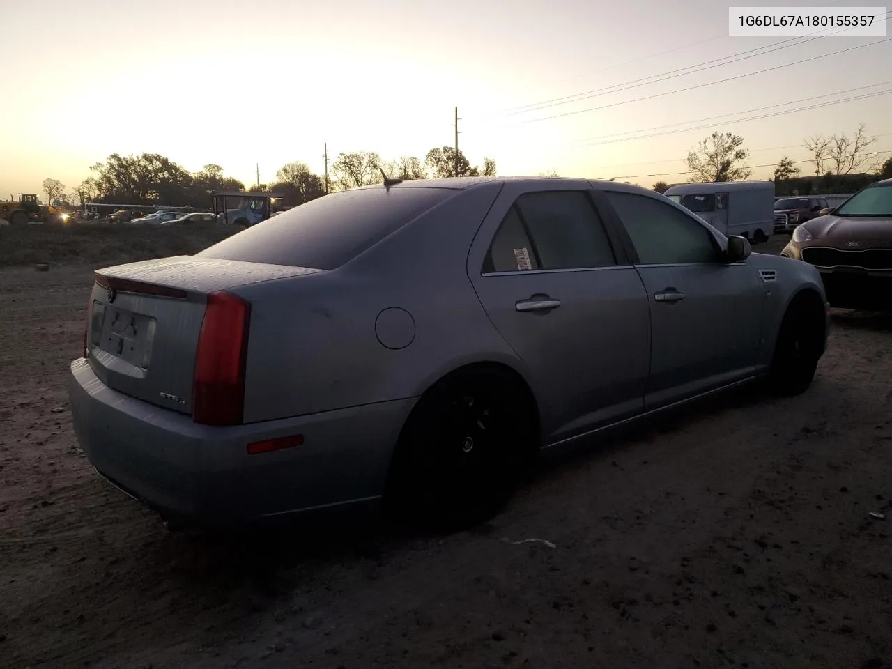 2008 Cadillac Sts VIN: 1G6DL67A180155357 Lot: 78495454