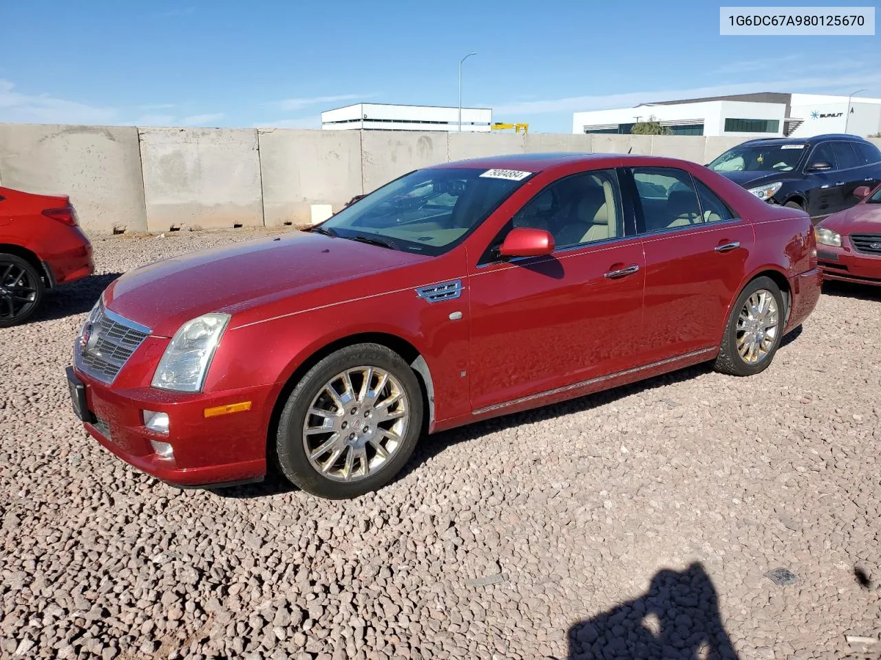 2008 Cadillac Sts VIN: 1G6DC67A980125670 Lot: 79304884