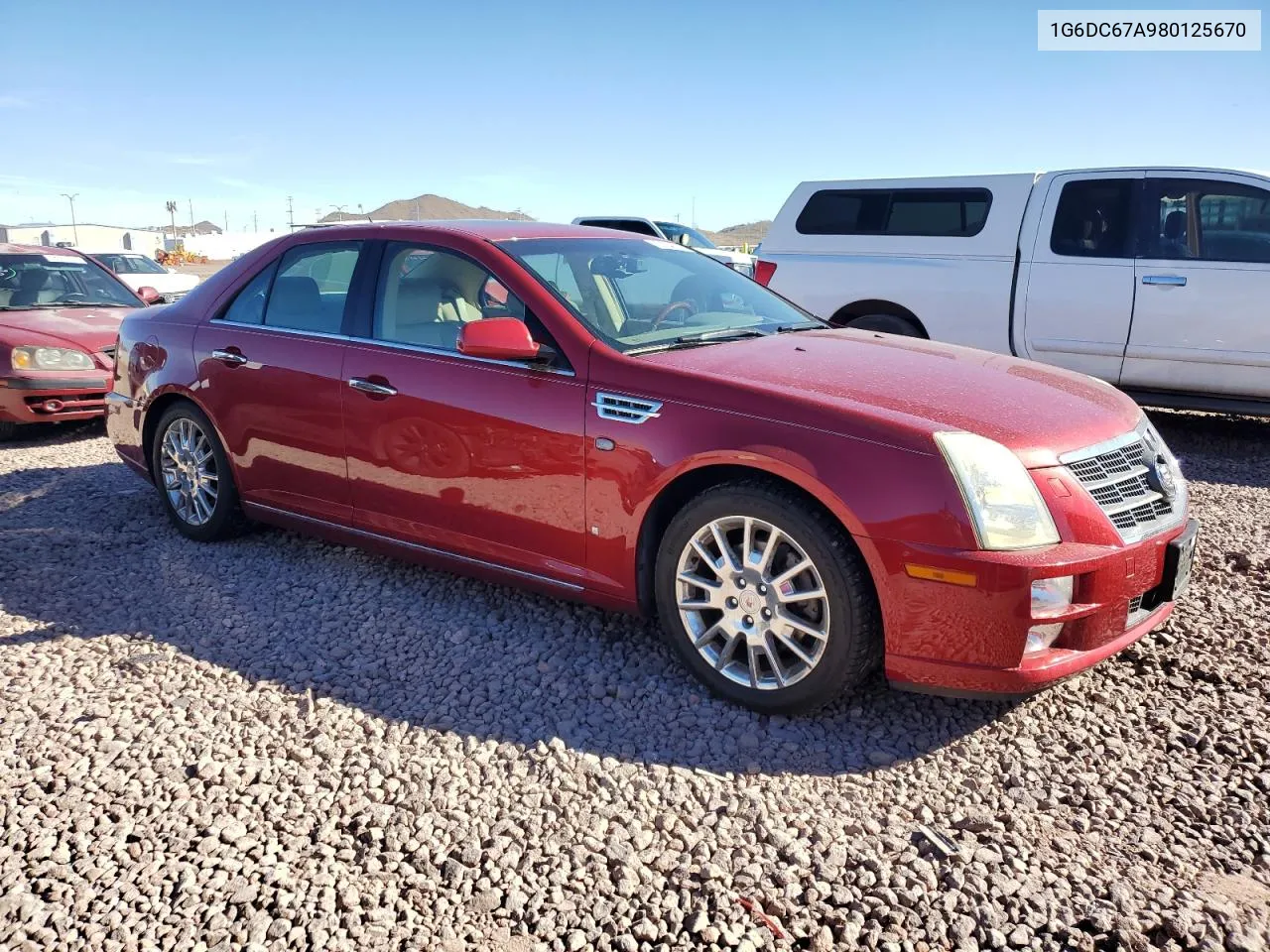 2008 Cadillac Sts VIN: 1G6DC67A980125670 Lot: 79304884