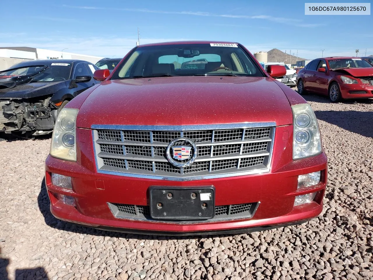 2008 Cadillac Sts VIN: 1G6DC67A980125670 Lot: 79304884