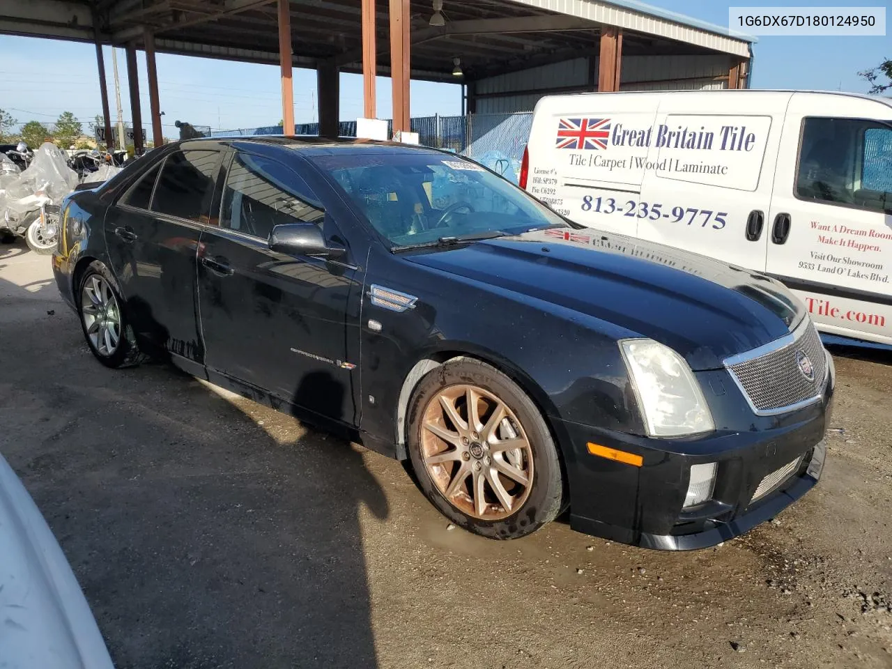 2008 Cadillac Sts-V VIN: 1G6DX67D180124950 Lot: 80138564