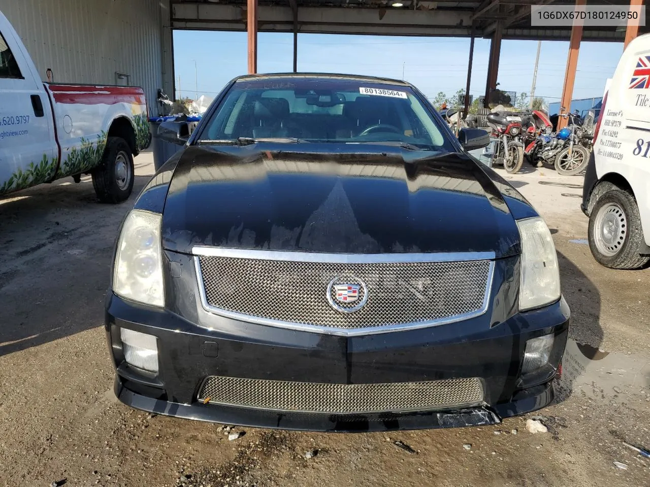 2008 Cadillac Sts-V VIN: 1G6DX67D180124950 Lot: 80138564