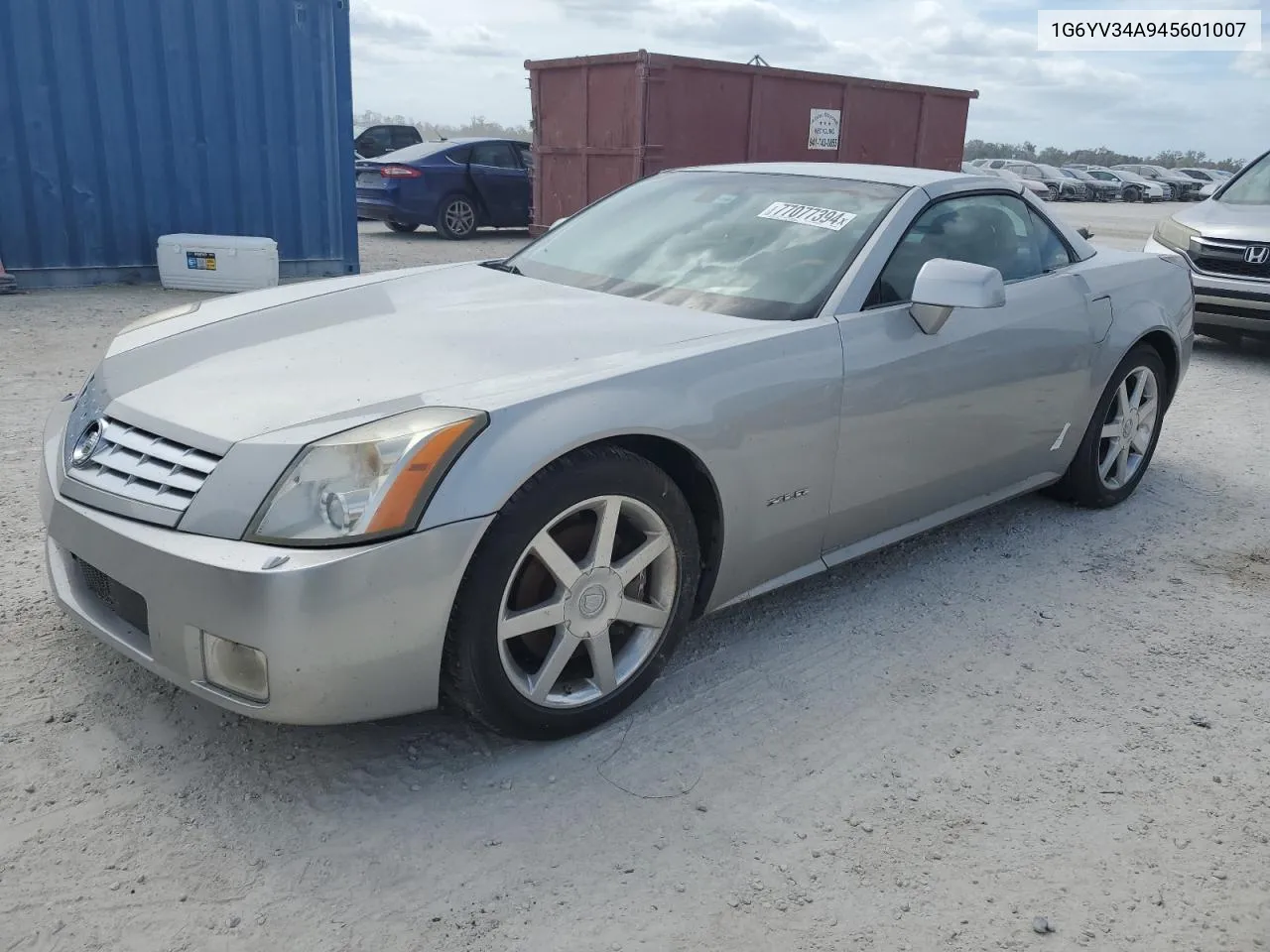 2004 Cadillac Xlr VIN: 1G6YV34A945601007 Lot: 77077394