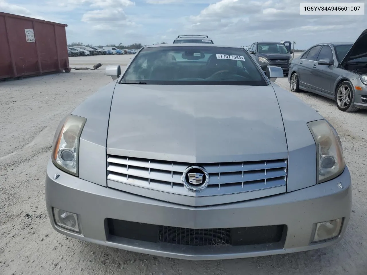 2004 Cadillac Xlr VIN: 1G6YV34A945601007 Lot: 77077394