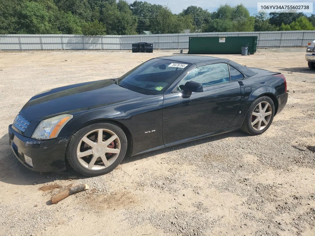 2005 Cadillac Xlr VIN: 1G6YV34A755602738 Lot: 70478794