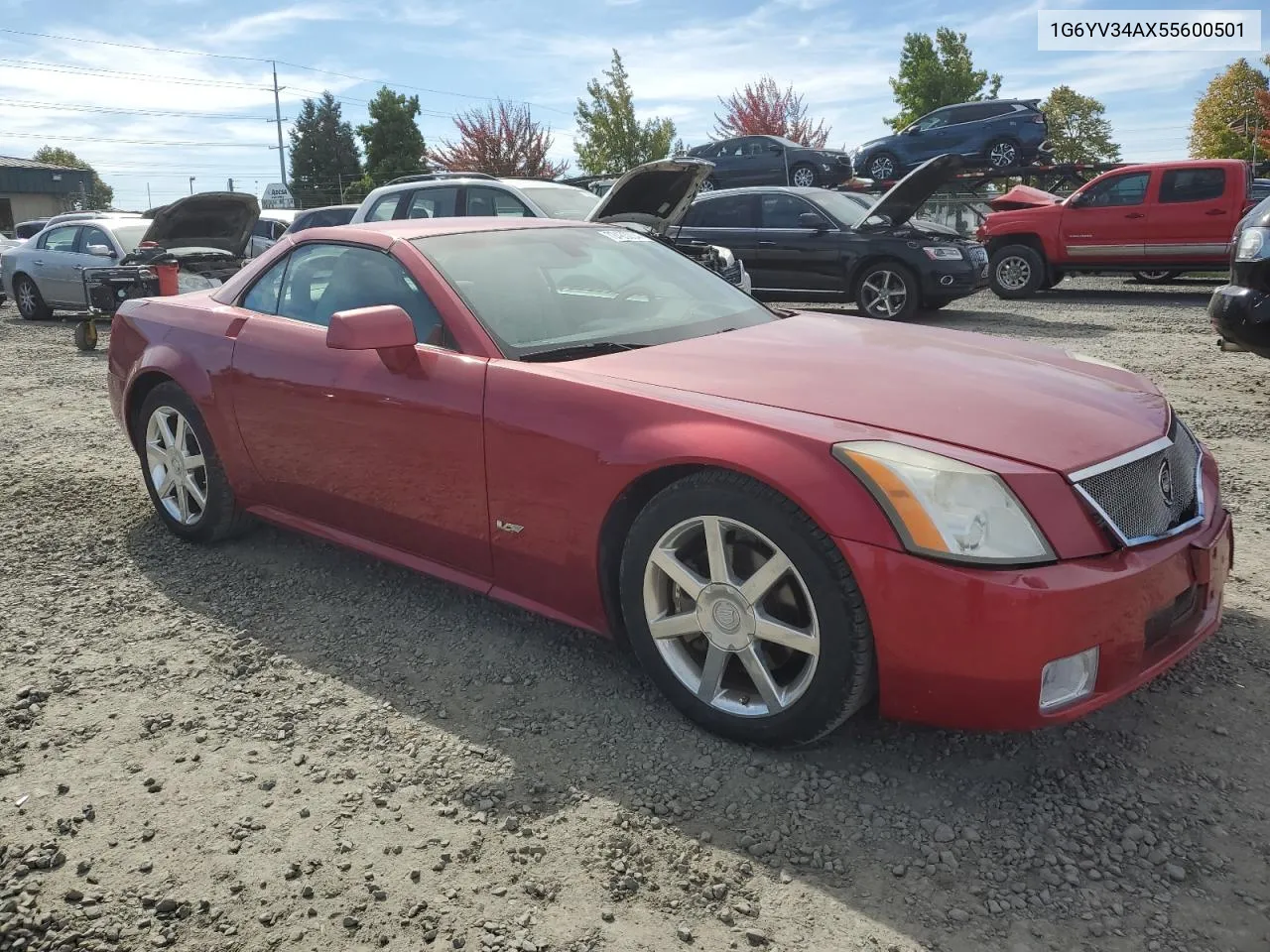 2005 Cadillac Xlr VIN: 1G6YV34AX55600501 Lot: 72423004