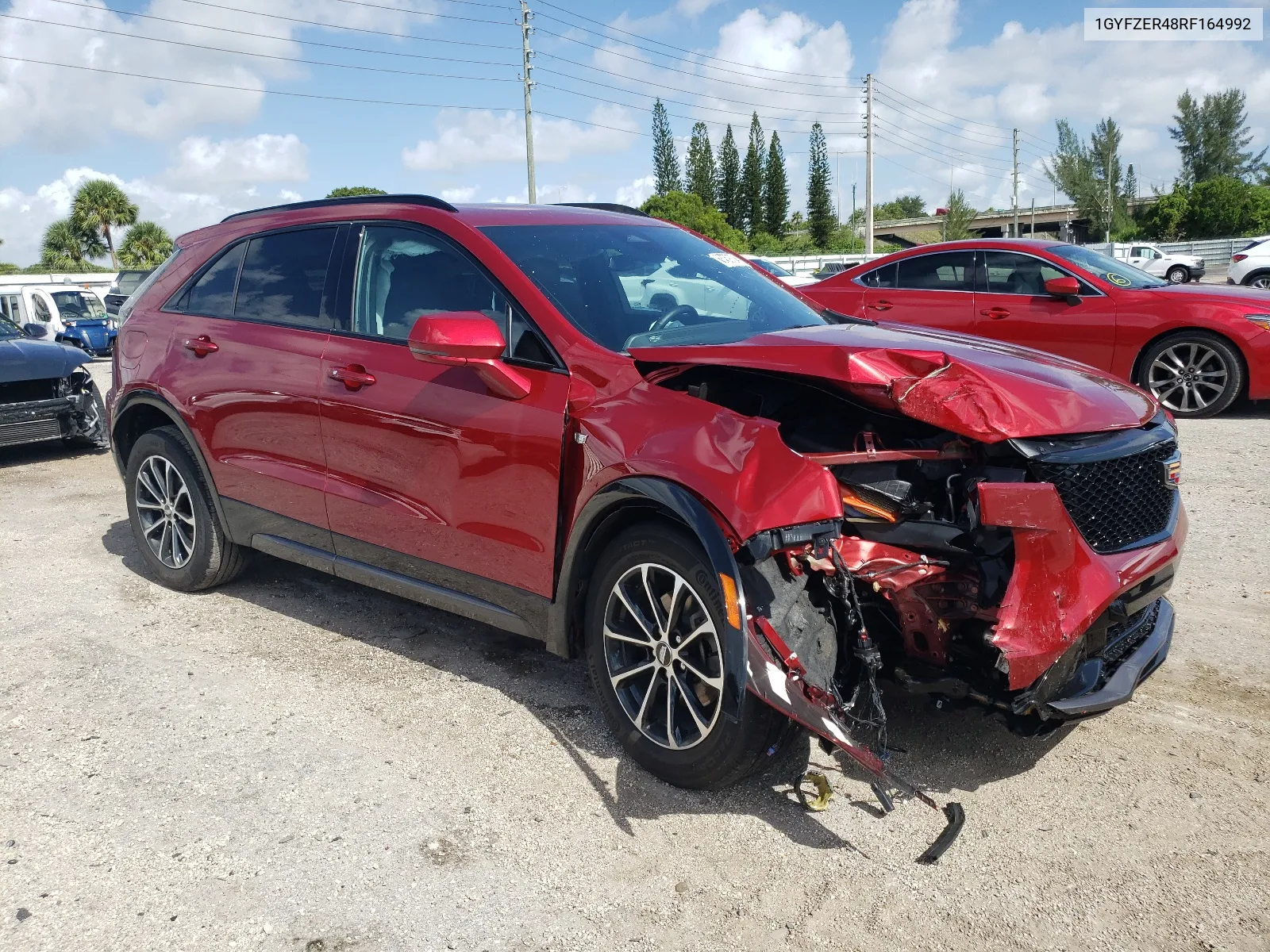 2024 Cadillac Xt4 Sport VIN: 1GYFZER48RF164992 Lot: 68359734