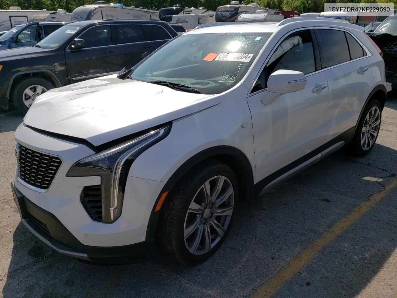 1GYFZDR47KF229590 2019 Cadillac Xt4 Premium Luxury