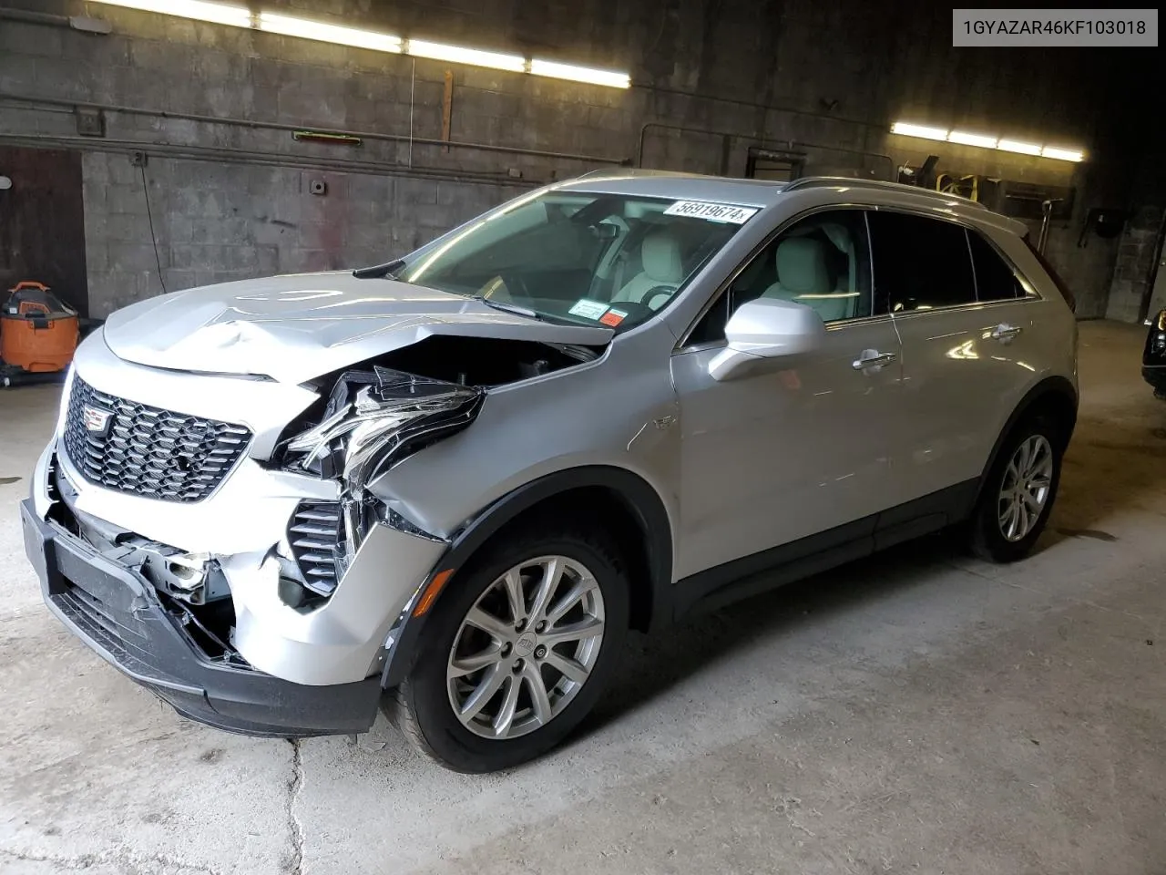 2019 Cadillac Xt4 Luxury VIN: 1GYAZAR46KF103018 Lot: 56919674