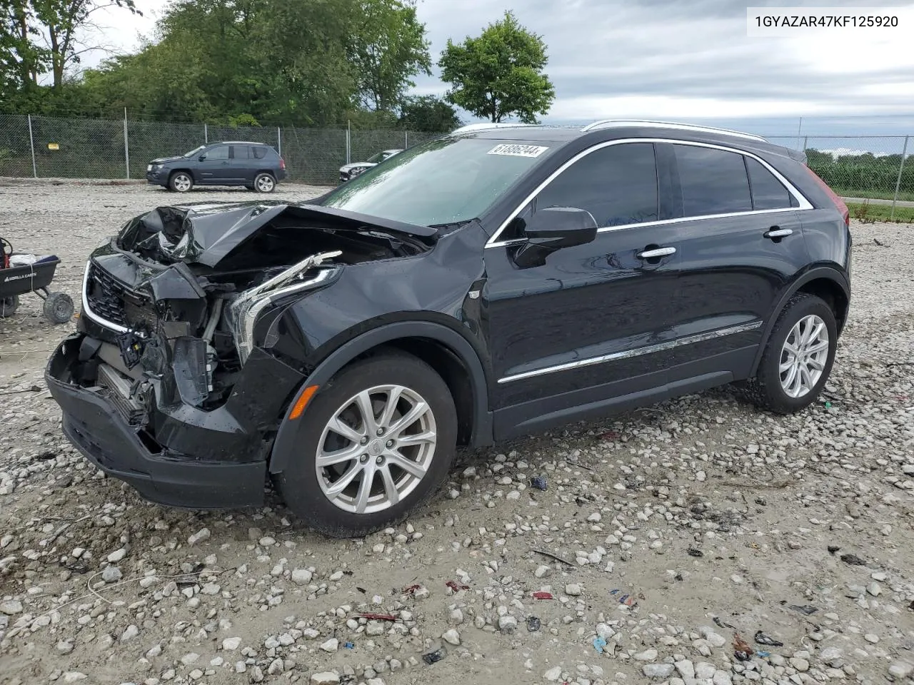 2019 Cadillac Xt4 Luxury VIN: 1GYAZAR47KF125920 Lot: 61886244