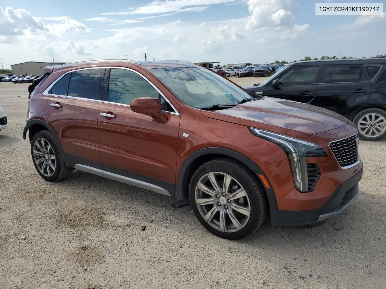 2019 Cadillac Xt4 Premium Luxury VIN: 1GYFZCR41KF190747 Lot: 63023994