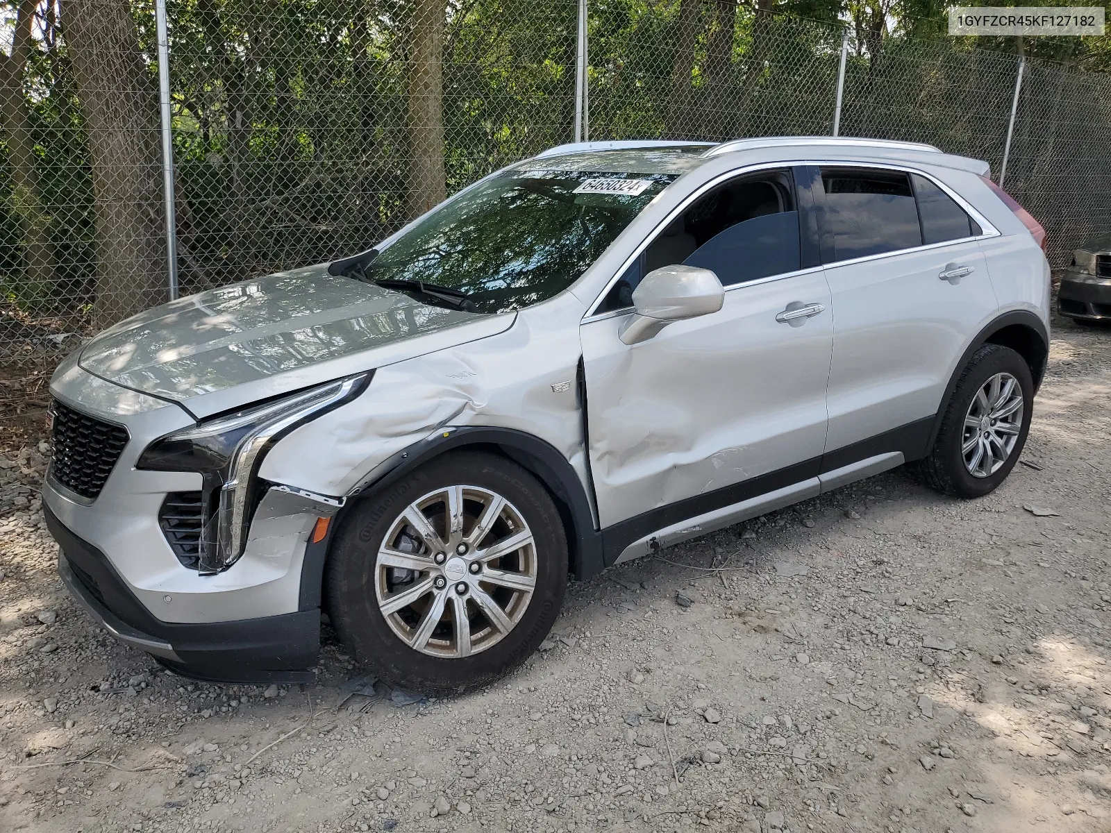 1GYFZCR45KF127182 2019 Cadillac Xt4 Premium Luxury