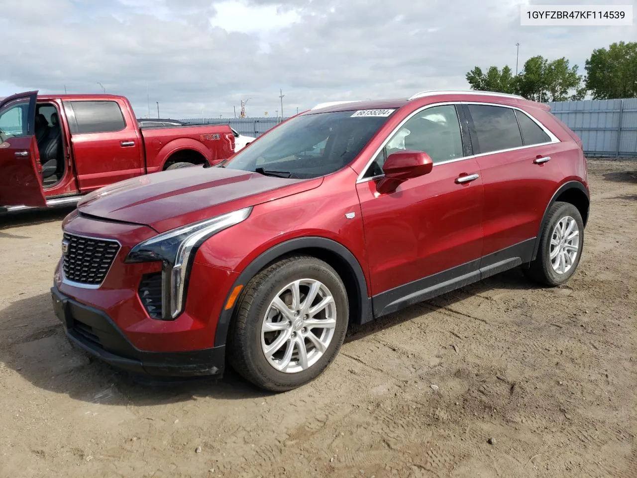 1GYFZBR47KF114539 2019 Cadillac Xt4 Luxury