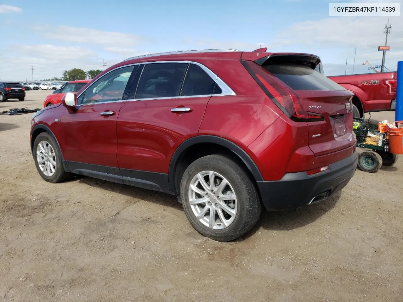 2019 Cadillac Xt4 Luxury VIN: 1GYFZBR47KF114539 Lot: 66155204