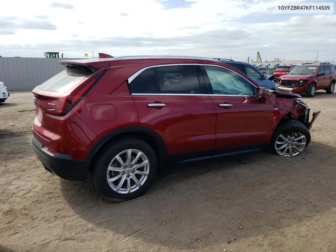 1GYFZBR47KF114539 2019 Cadillac Xt4 Luxury