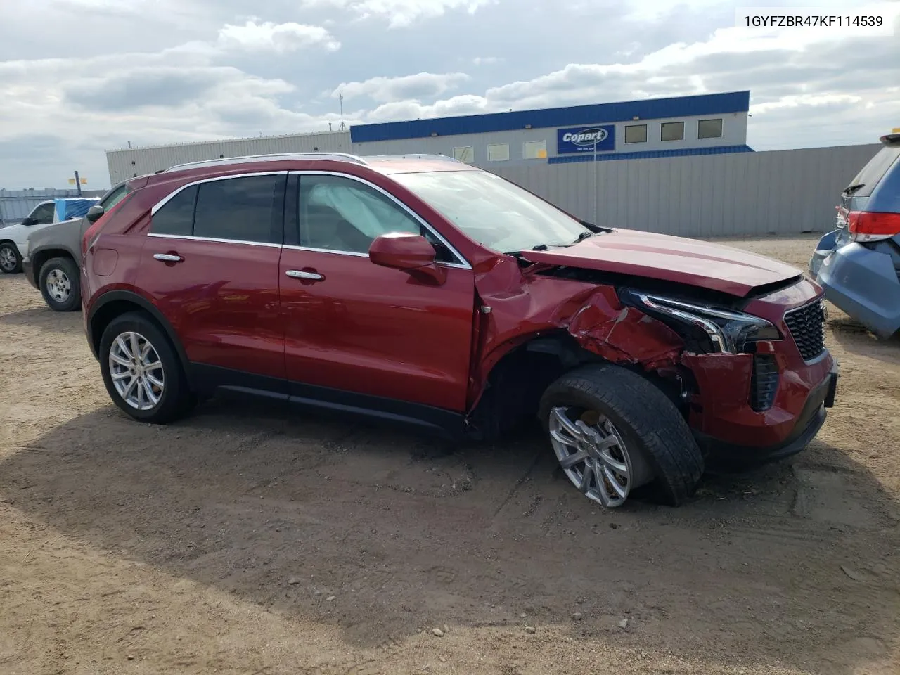 2019 Cadillac Xt4 Luxury VIN: 1GYFZBR47KF114539 Lot: 66155204