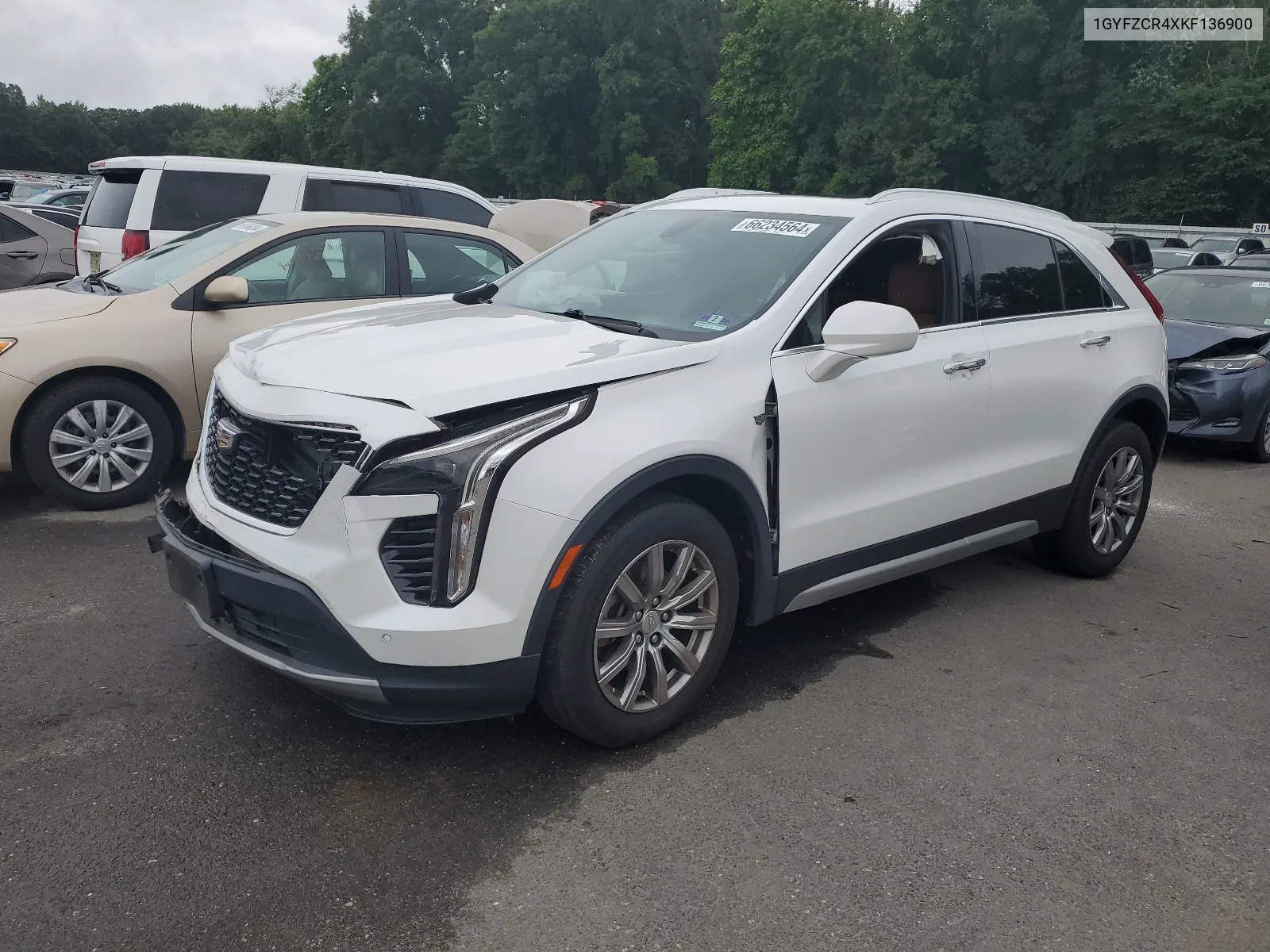 2019 Cadillac Xt4 Premium Luxury VIN: 1GYFZCR4XKF136900 Lot: 66234564