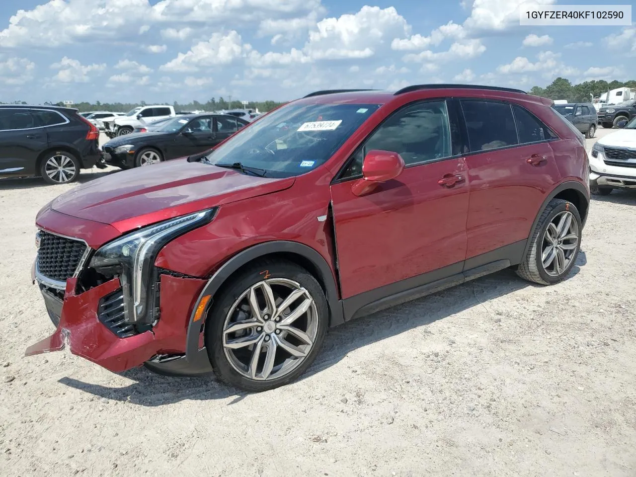 2019 Cadillac Xt4 Sport VIN: 1GYFZER40KF102590 Lot: 67539724