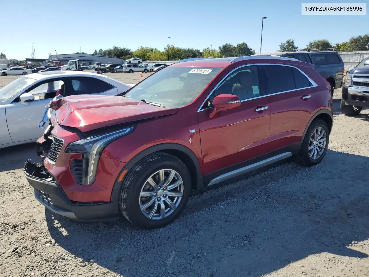 1GYFZDR45KF186996 2019 Cadillac Xt4 Premium Luxury