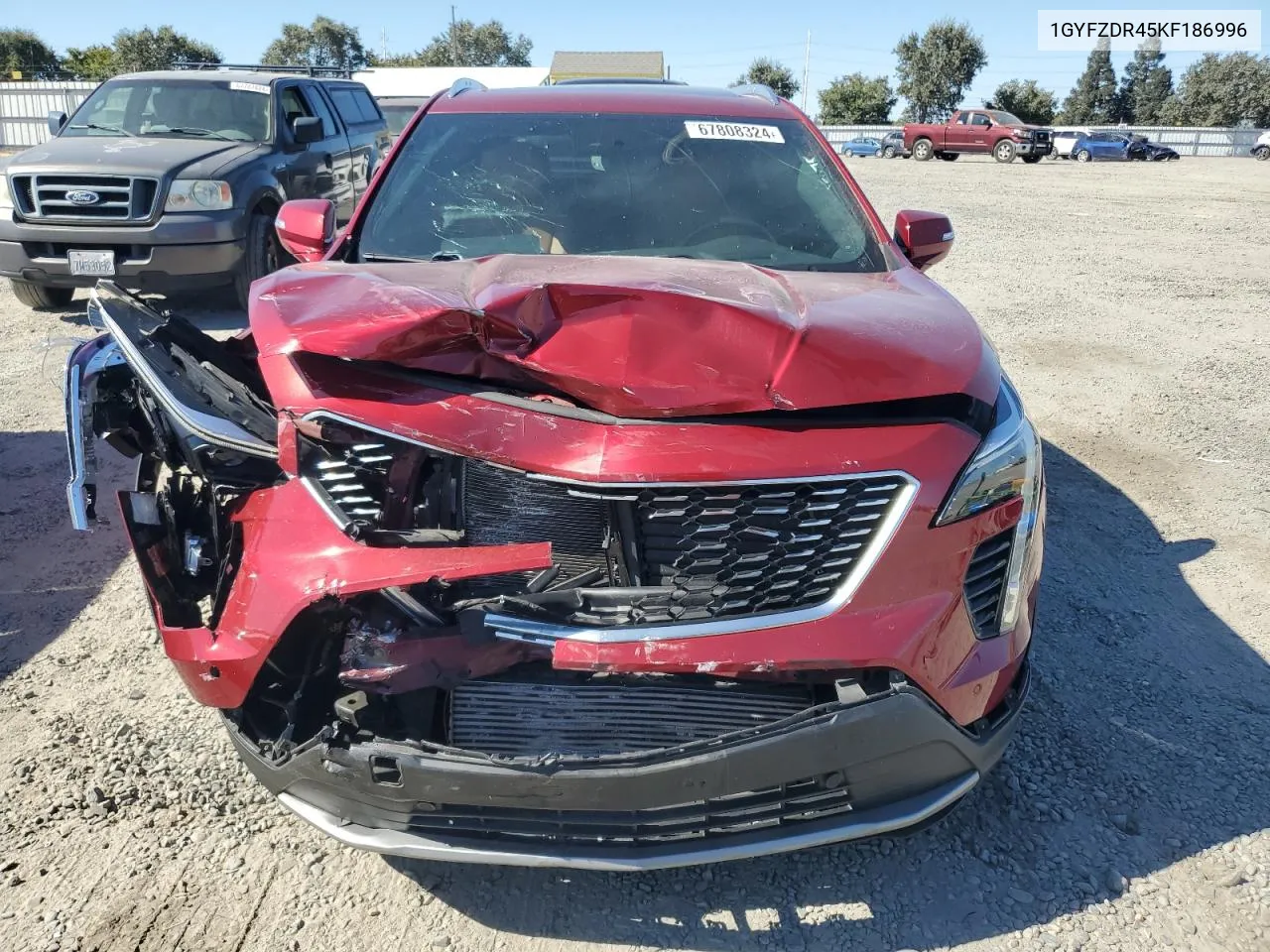 1GYFZDR45KF186996 2019 Cadillac Xt4 Premium Luxury