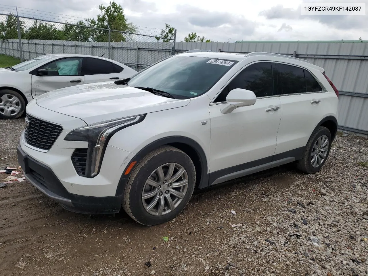 2019 Cadillac Xt4 Premium Luxury VIN: 1GYFZCR49KF142087 Lot: 69574004