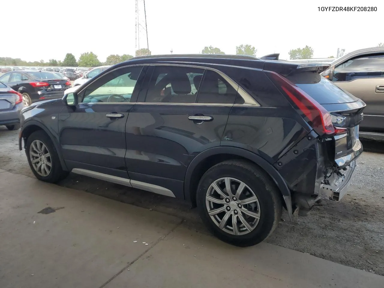 1GYFZDR48KF208280 2019 Cadillac Xt4 Premium Luxury