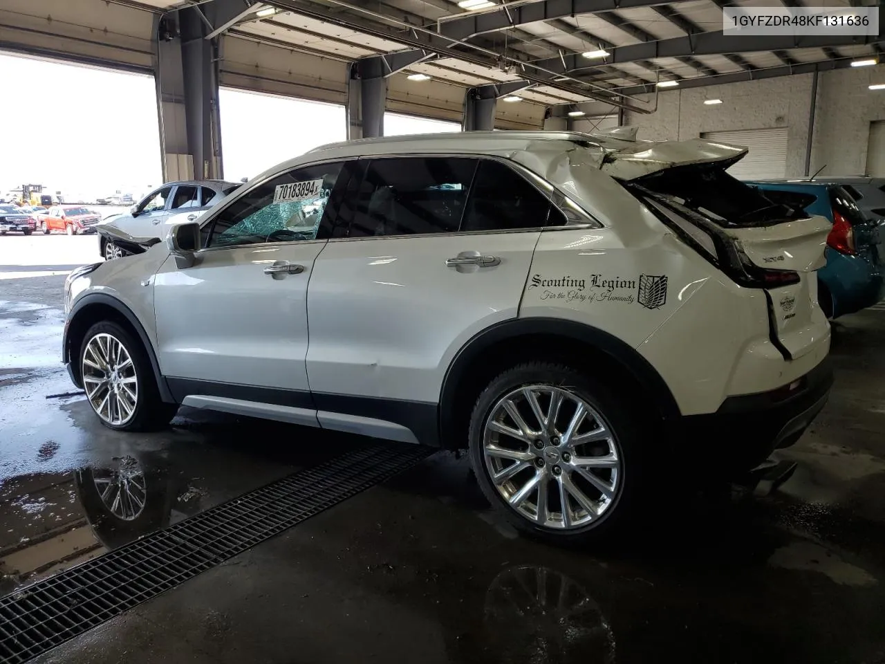 2019 Cadillac Xt4 Premium Luxury VIN: 1GYFZDR48KF131636 Lot: 70183894