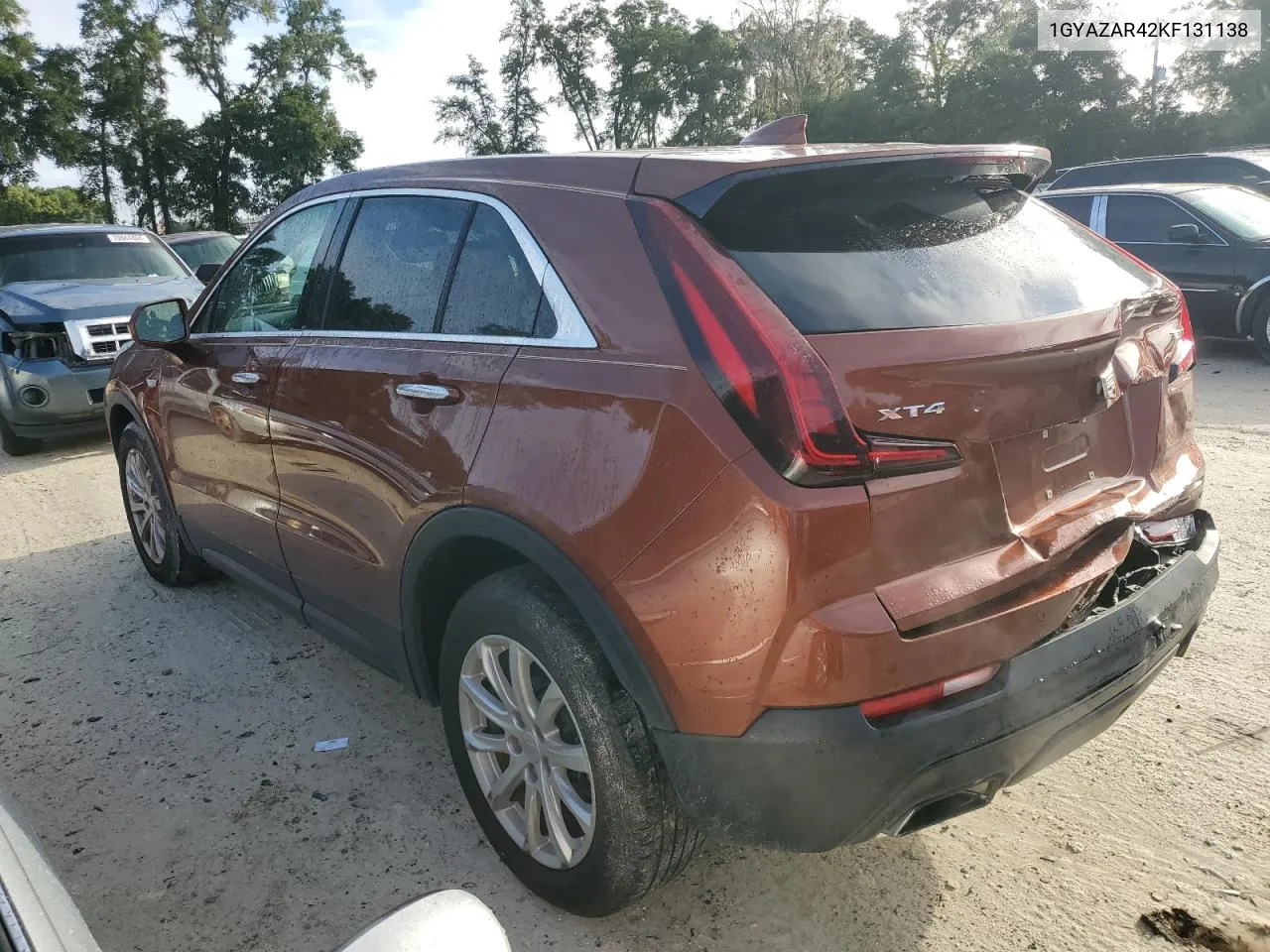 1GYAZAR42KF131138 2019 Cadillac Xt4 Luxury