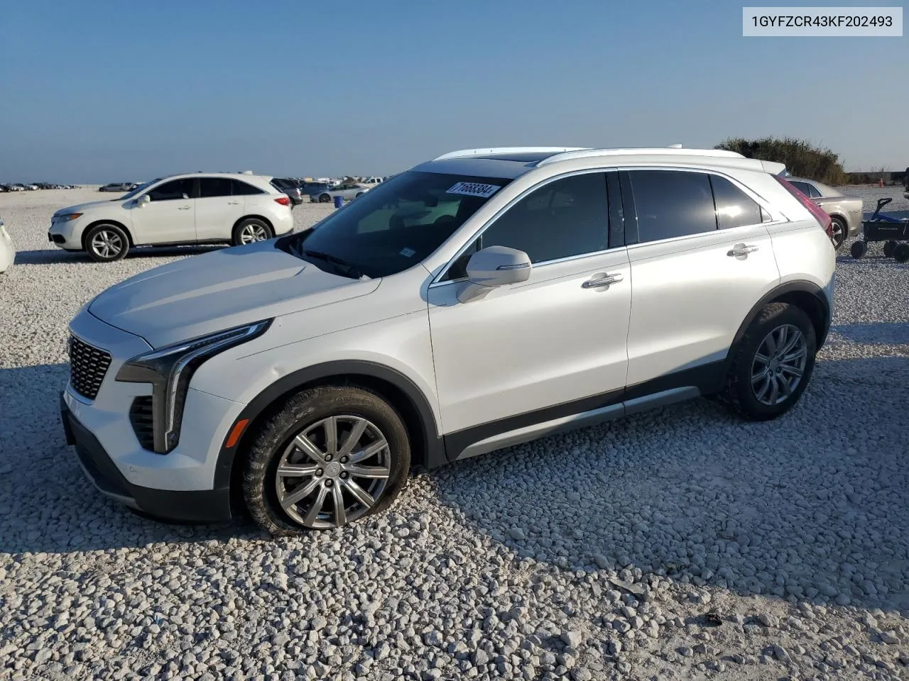 2019 Cadillac Xt4 Premium Luxury VIN: 1GYFZCR43KF202493 Lot: 71668384