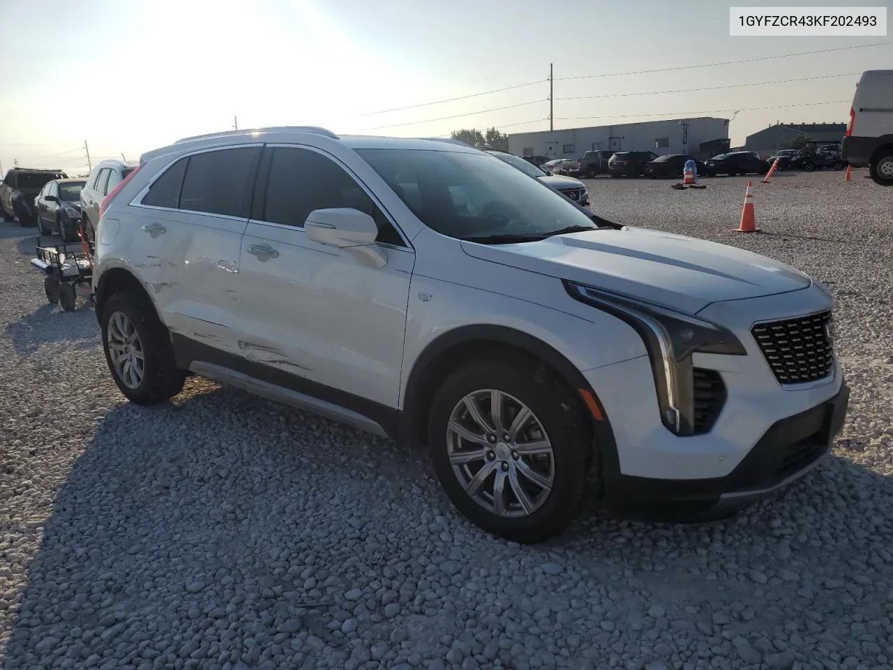 1GYFZCR43KF202493 2019 Cadillac Xt4 Premium Luxury