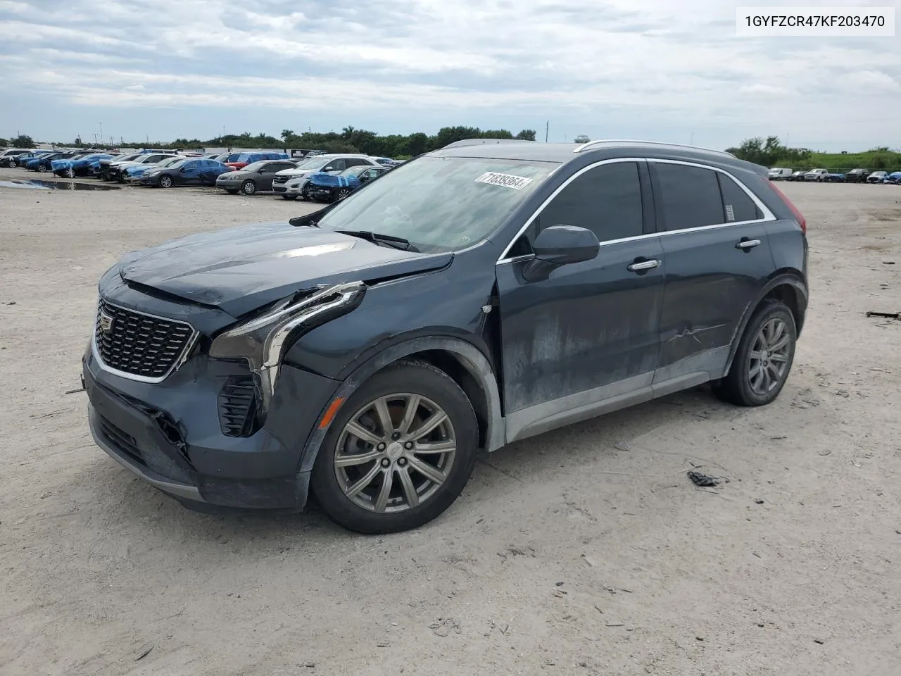 2019 Cadillac Xt4 Premium Luxury VIN: 1GYFZCR47KF203470 Lot: 71839364