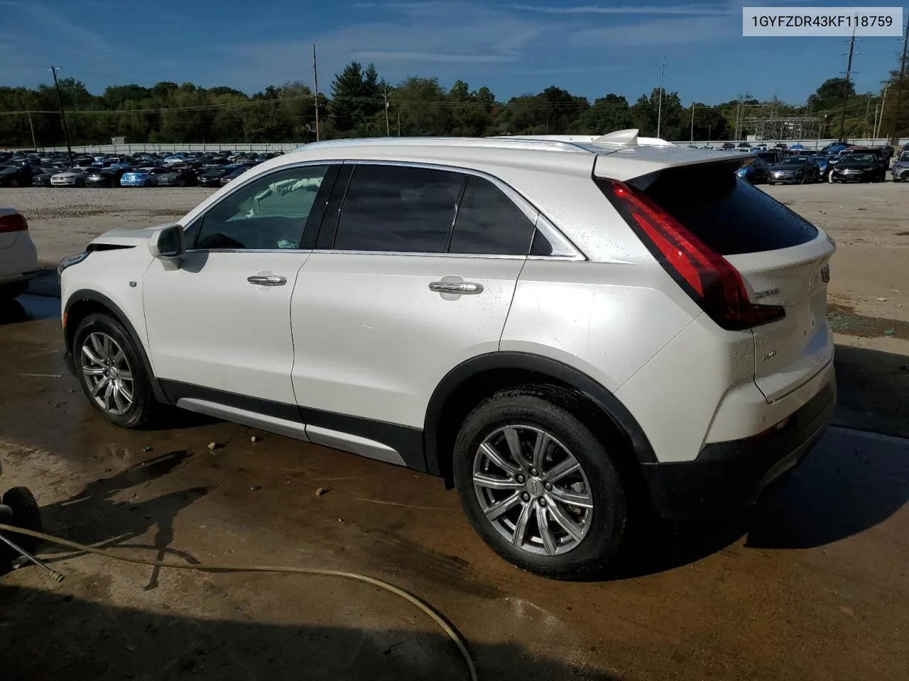 2019 Cadillac Xt4 Premium Luxury VIN: 1GYFZDR43KF118759 Lot: 72146014