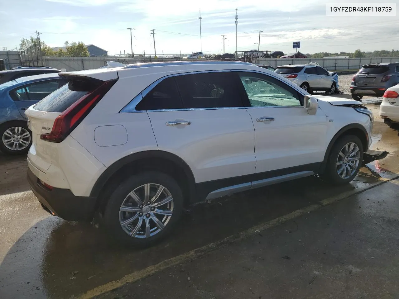 1GYFZDR43KF118759 2019 Cadillac Xt4 Premium Luxury