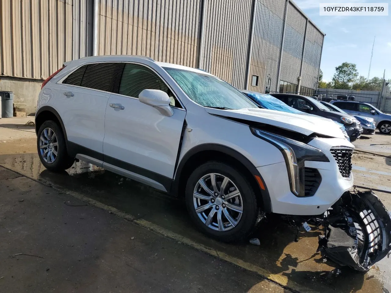 2019 Cadillac Xt4 Premium Luxury VIN: 1GYFZDR43KF118759 Lot: 72146014