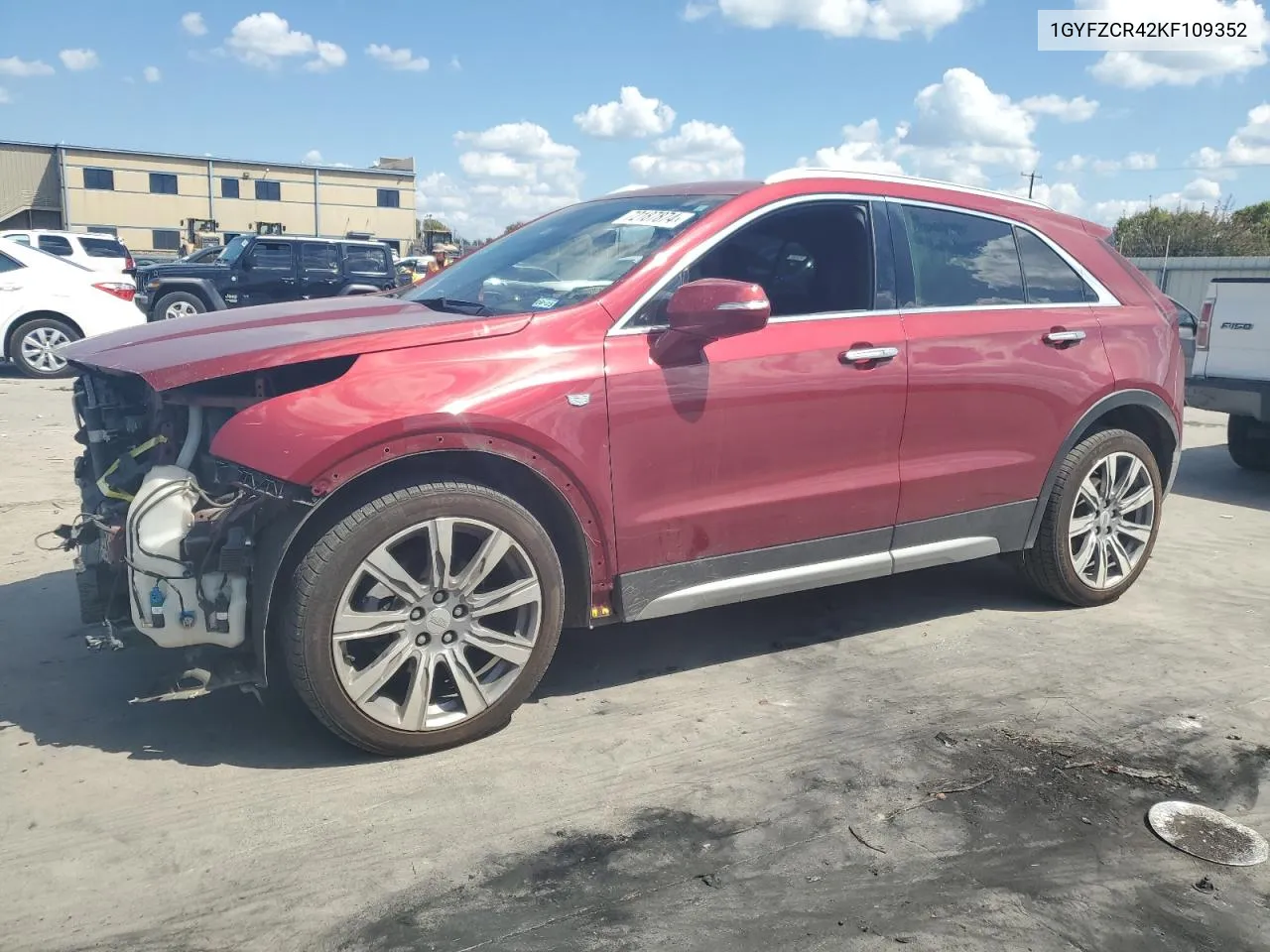 1GYFZCR42KF109352 2019 Cadillac Xt4 Premium Luxury