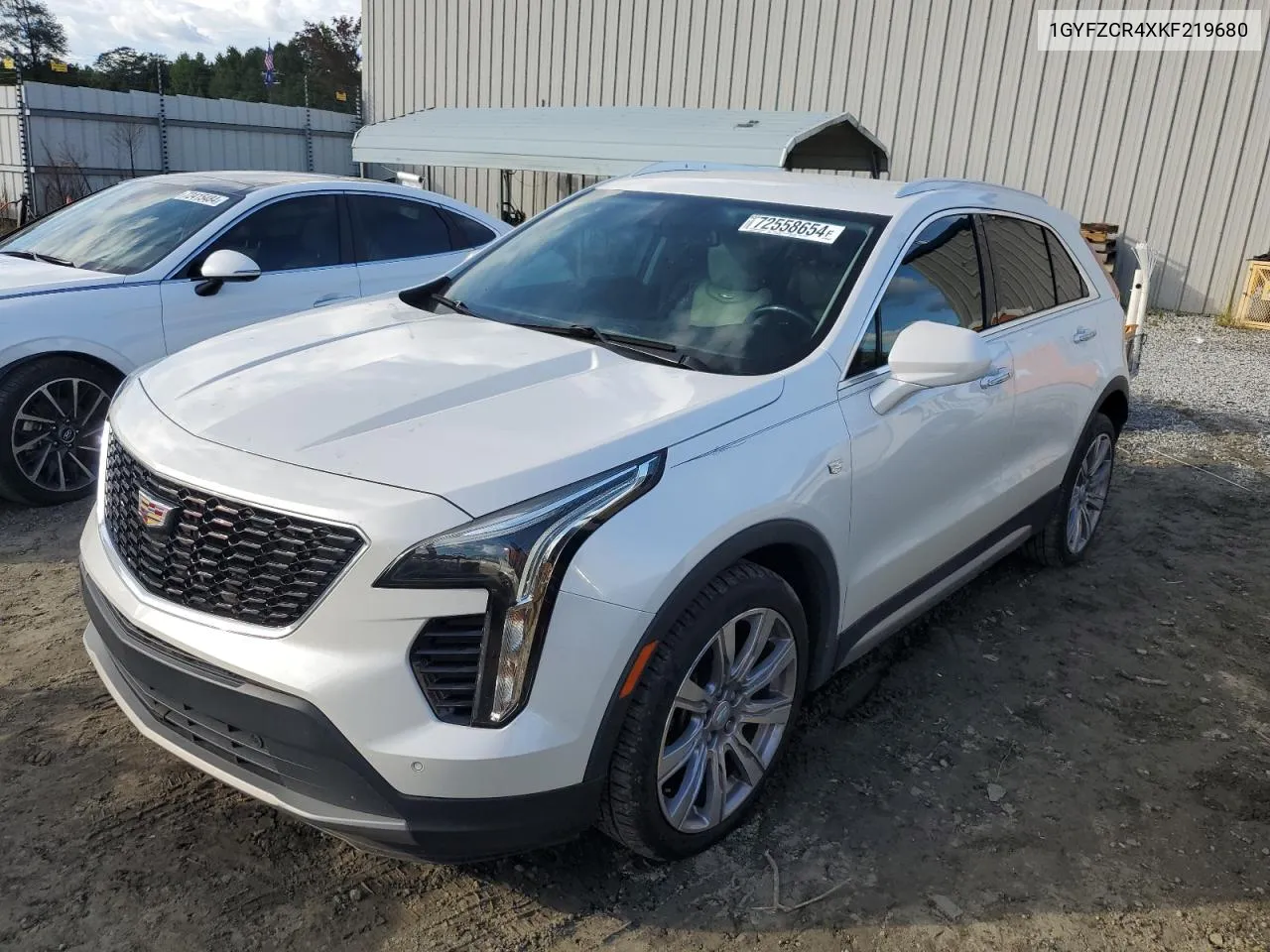 2019 Cadillac Xt4 Premium Luxury VIN: 1GYFZCR4XKF219680 Lot: 72558654