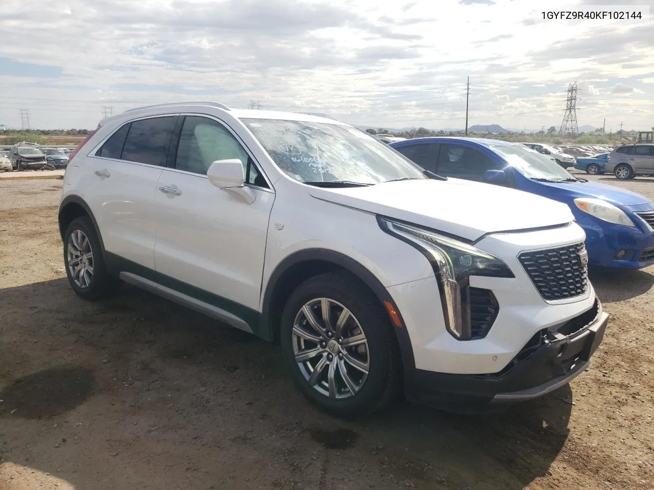 2019 Cadillac Xt4 Luxury VIN: 1GYFZ9R40KF102144 Lot: 74223344