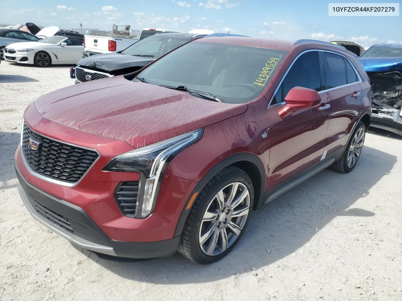 2019 Cadillac Xt4 Premium Luxury VIN: 1GYFZCR44KF207279 Lot: 74399554