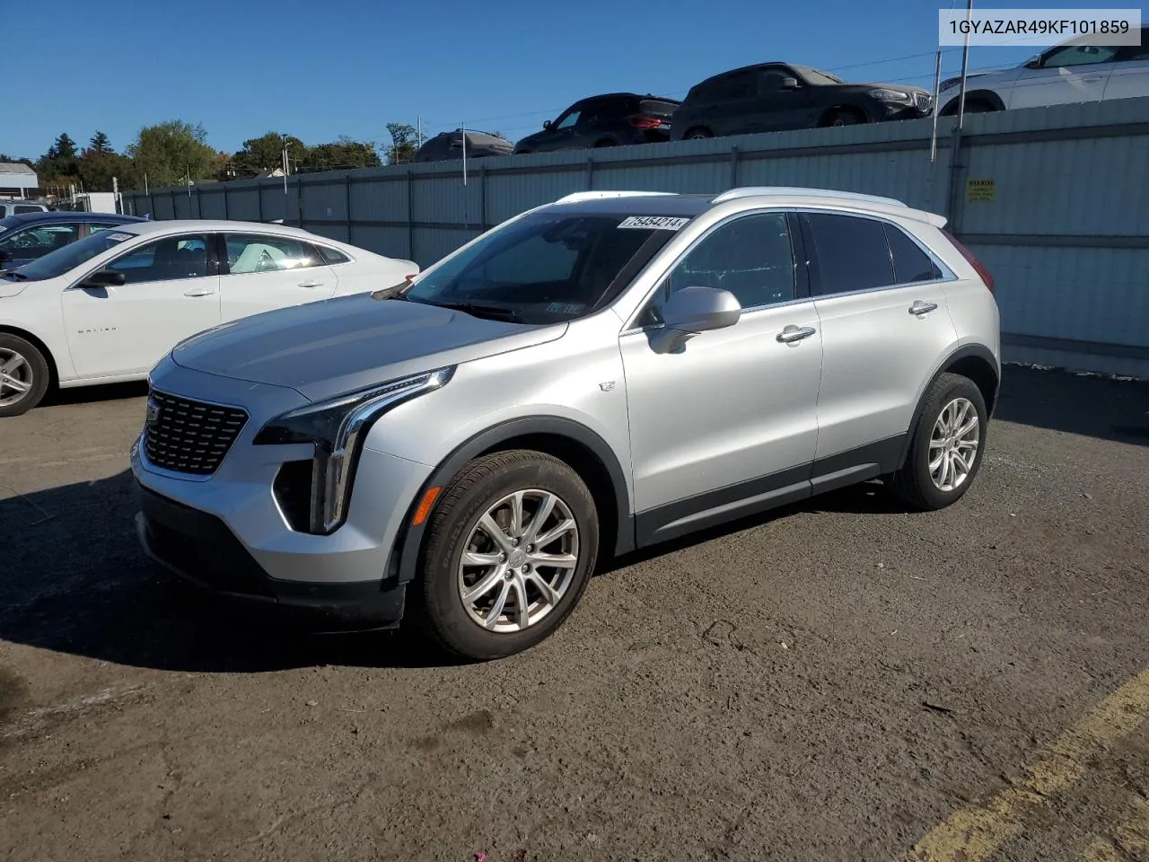 2019 Cadillac Xt4 Luxury VIN: 1GYAZAR49KF101859 Lot: 75454214