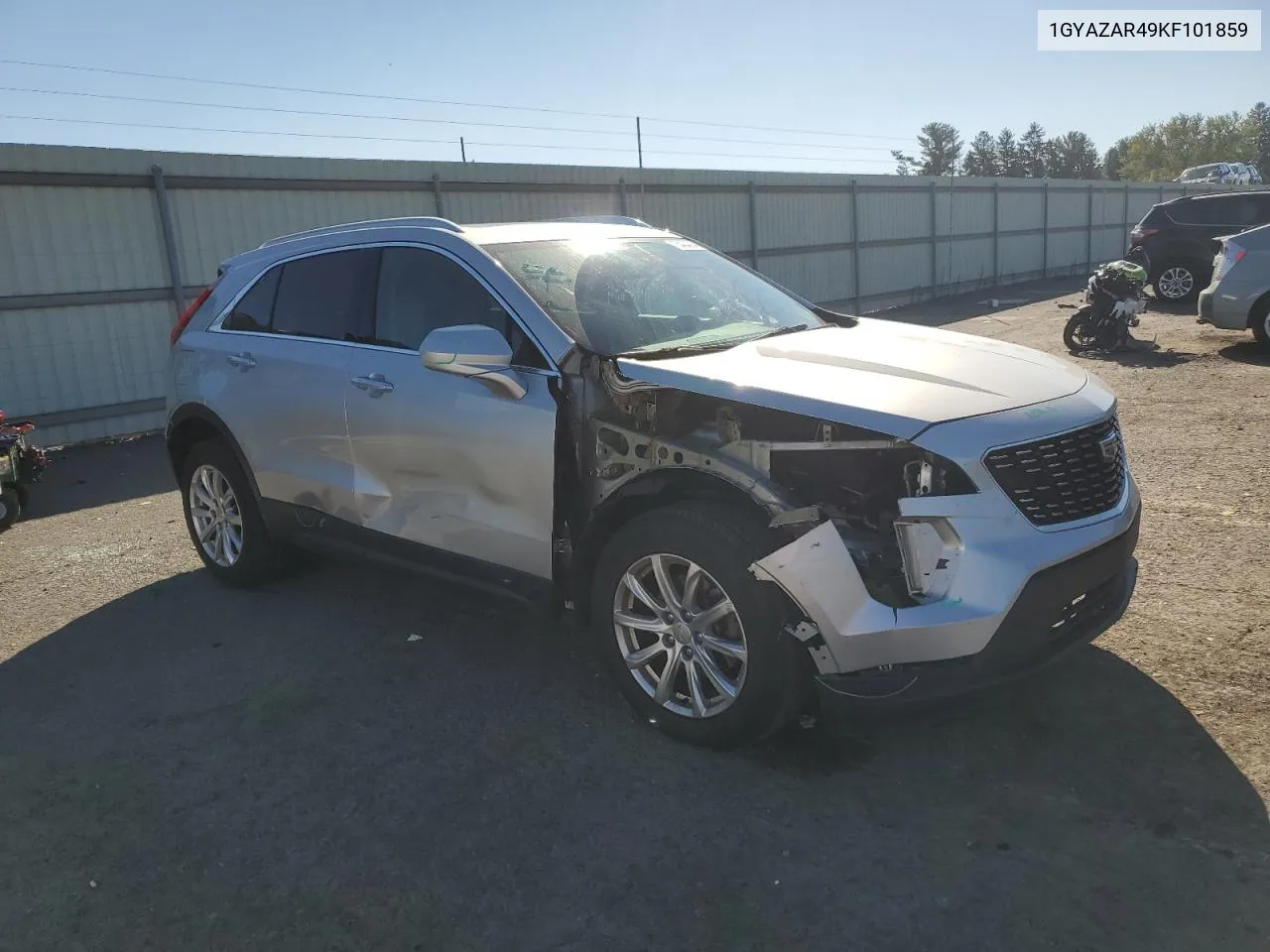 2019 Cadillac Xt4 Luxury VIN: 1GYAZAR49KF101859 Lot: 75454214