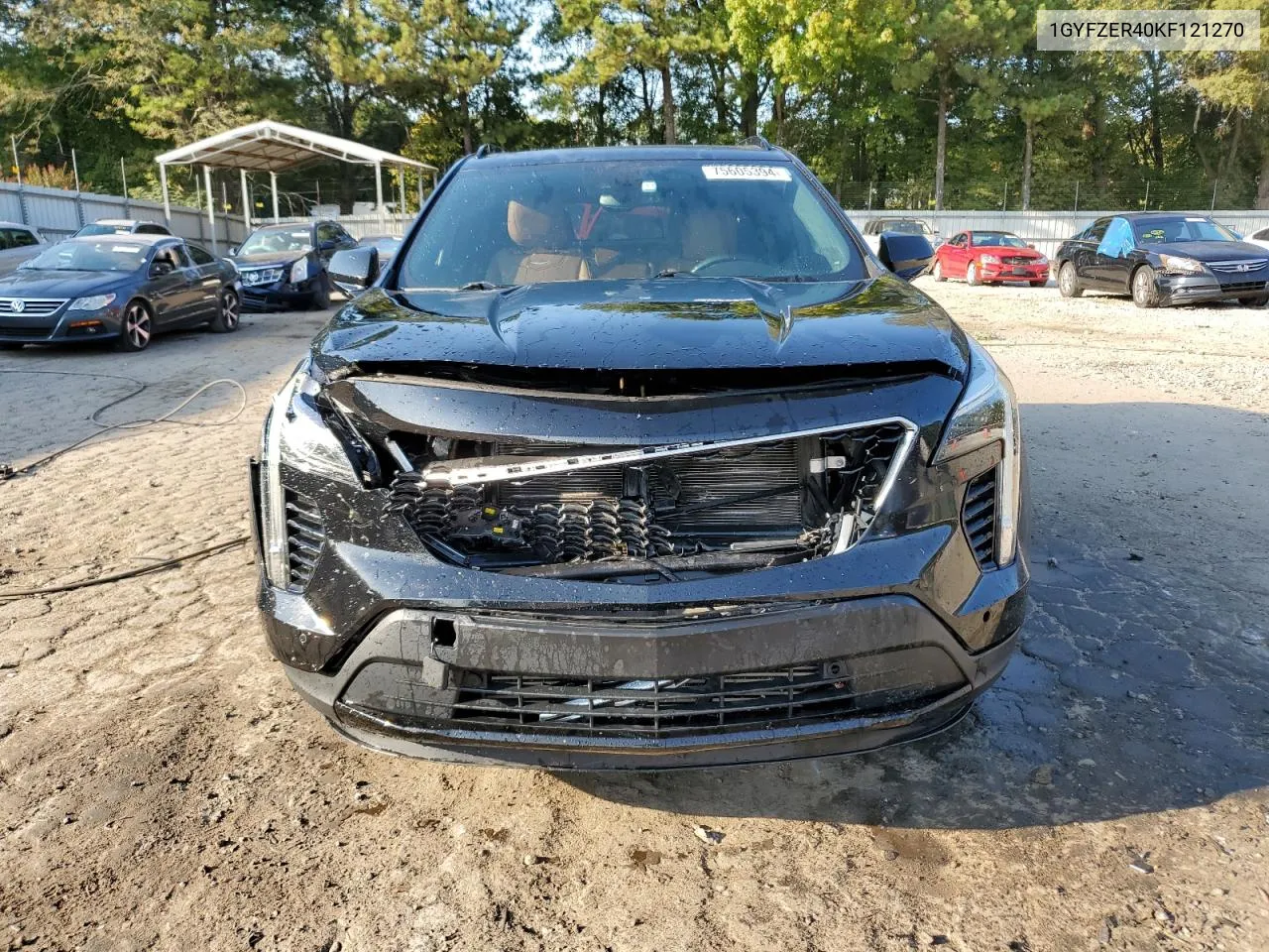 2019 Cadillac Xt4 Sport VIN: 1GYFZER40KF121270 Lot: 75605394