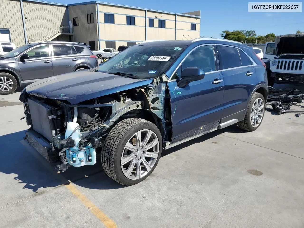 2019 Cadillac Xt4 Premium Luxury VIN: 1GYFZCR48KF222657 Lot: 75693154