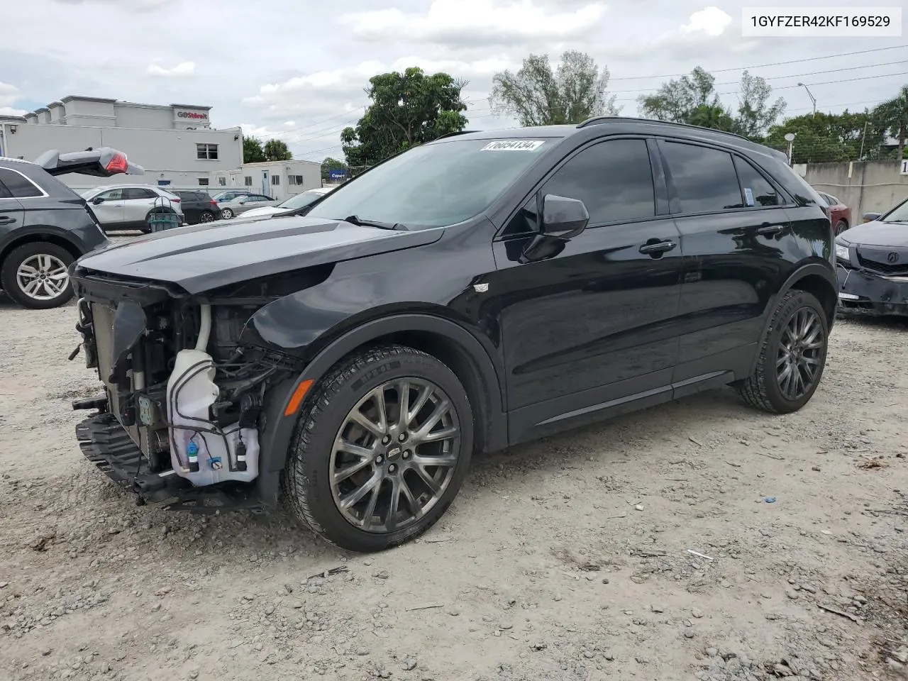 2019 Cadillac Xt4 Sport VIN: 1GYFZER42KF169529 Lot: 76054134