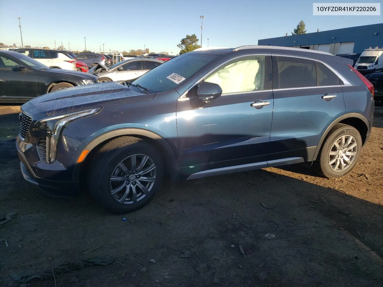 2019 Cadillac Xt4 Premium Luxury VIN: 1GYFZDR41KF220206 Lot: 76062374