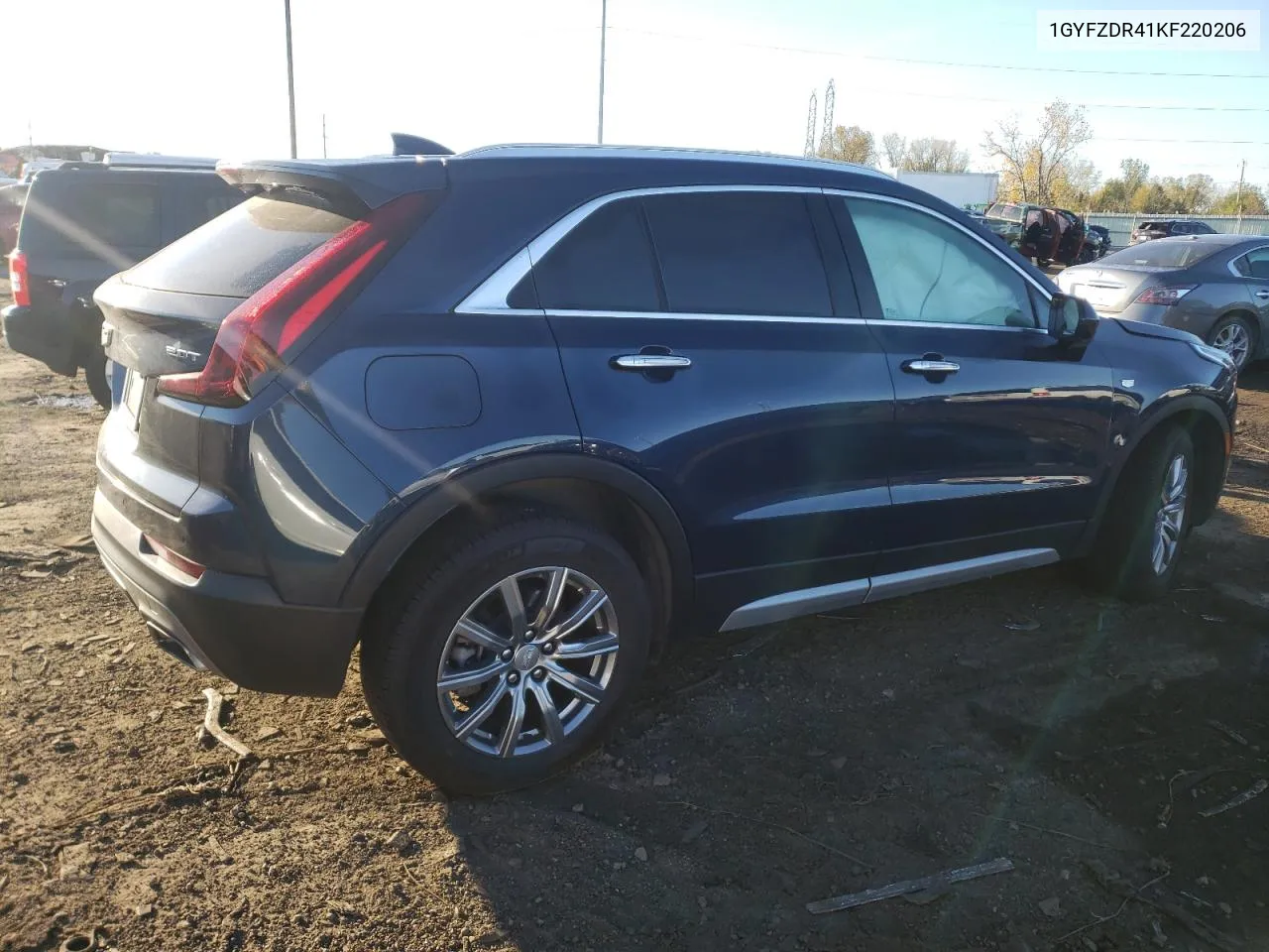 2019 Cadillac Xt4 Premium Luxury VIN: 1GYFZDR41KF220206 Lot: 76062374