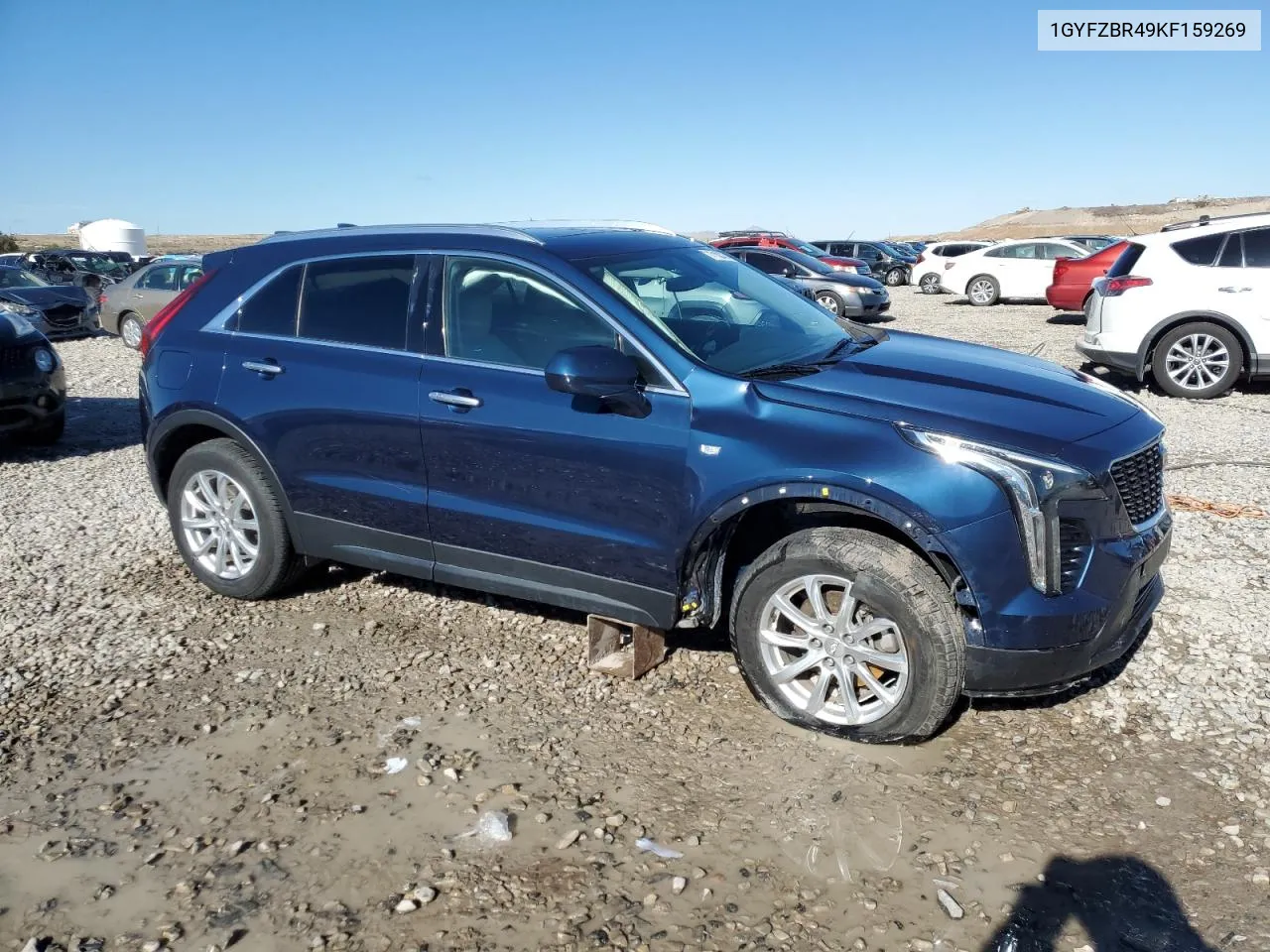 2019 Cadillac Xt4 Luxury VIN: 1GYFZBR49KF159269 Lot: 77130474