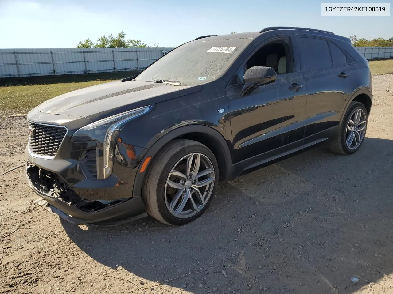 2019 Cadillac Xt4 Sport VIN: 1GYFZER42KF108519 Lot: 77279104