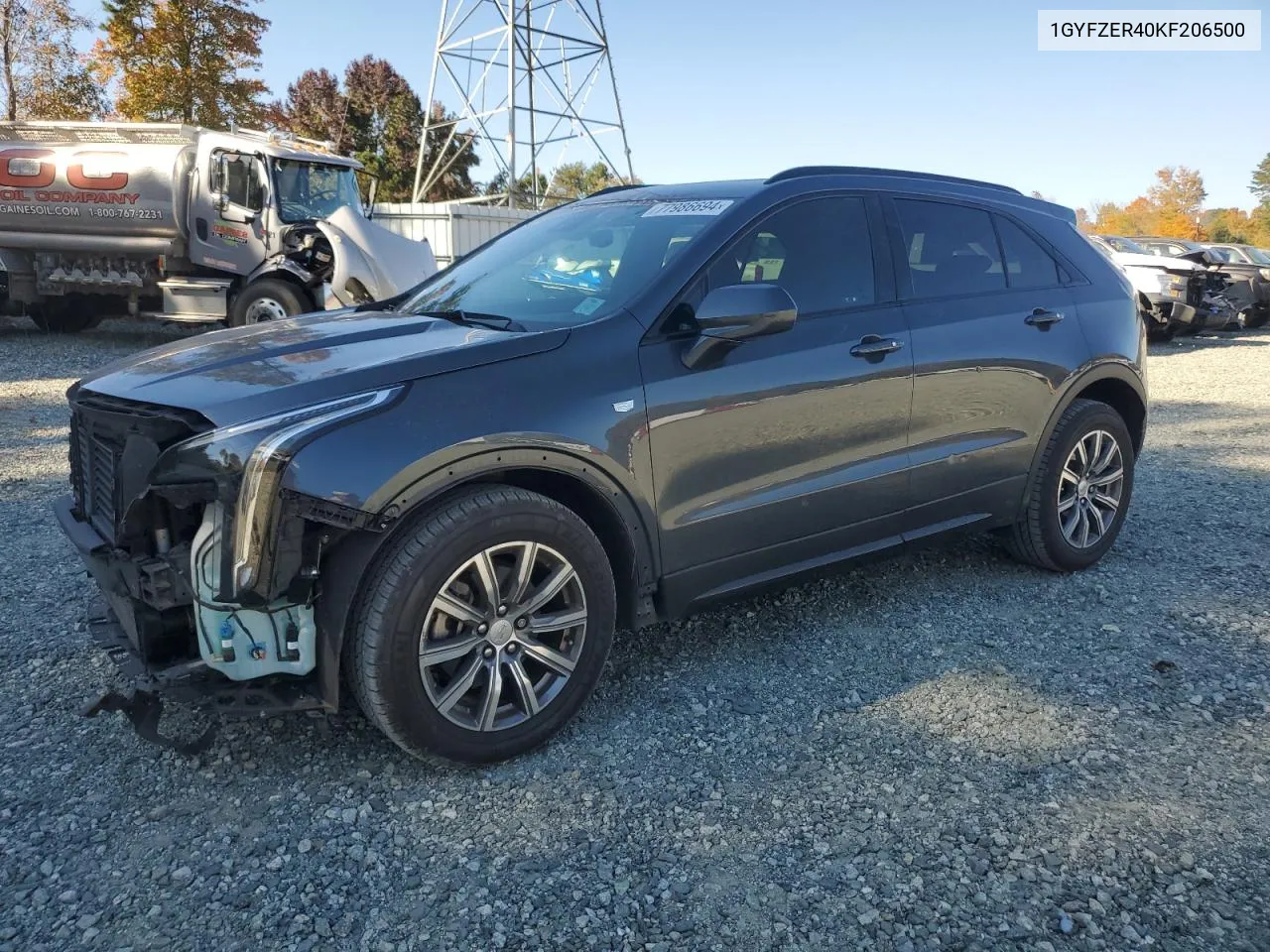 2019 Cadillac Xt4 Sport VIN: 1GYFZER40KF206500 Lot: 77986694