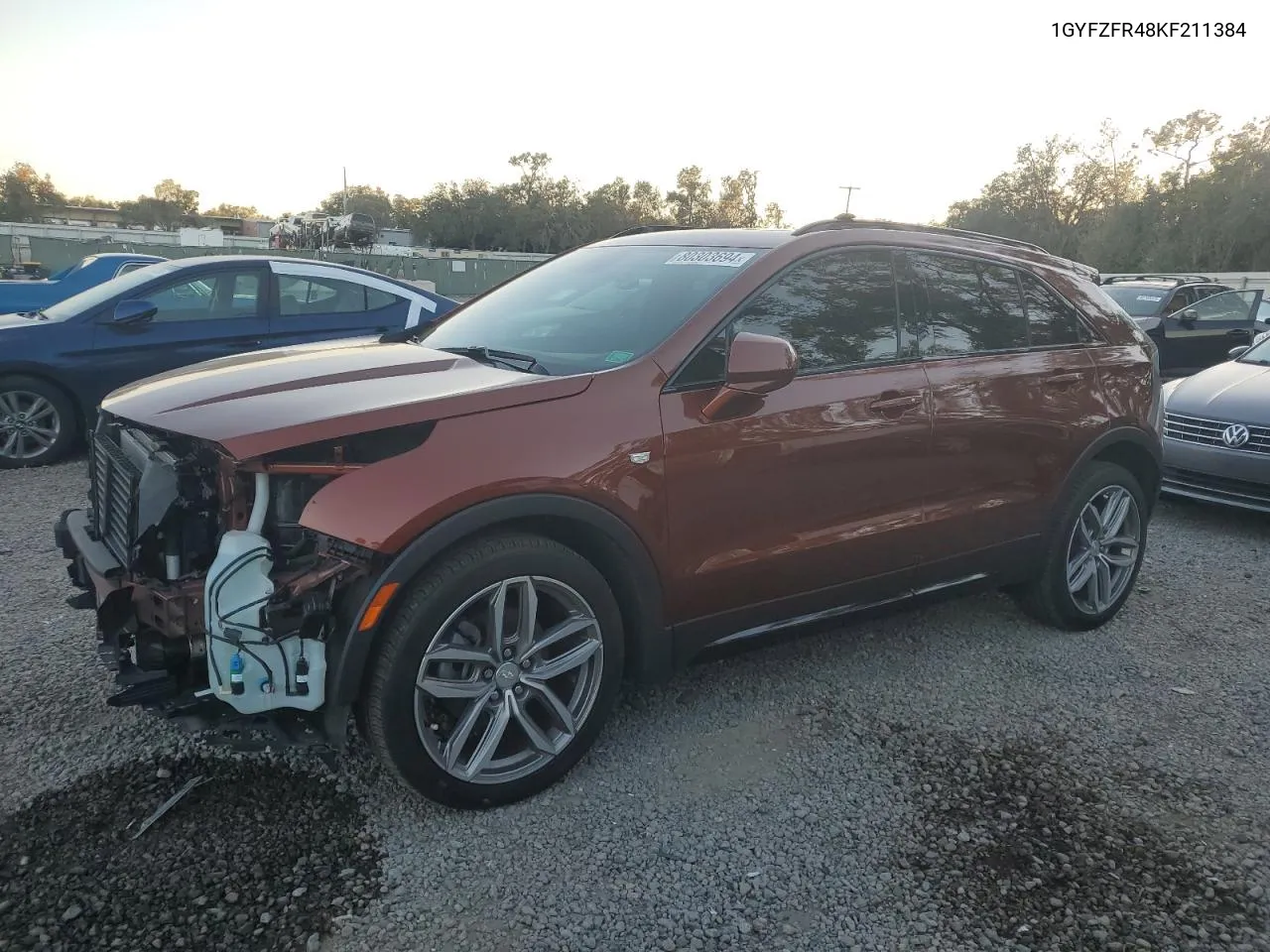 2019 Cadillac Xt4 Sport VIN: 1GYFZFR48KF211384 Lot: 80303694